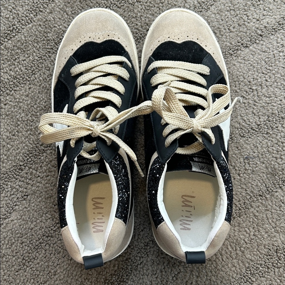 Mi.iM Women's Take It Back Sneakers In Black Size 8.5 - Picture 2 of 9